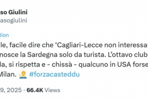 卡利亚里主席回应米兰老板：在美国我们的球迷数量可能比米兰还多