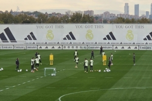 记者：对阵瓦伦西亚赛前最后一练，卡瓦哈尔、吕迪格、阿拉巴缺席