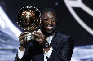 金彭贝：我为登贝莱赢得金球奖感到高兴，他确实值得这个荣誉