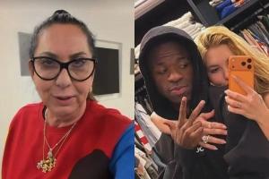 见家长！维尼修斯女友母亲到访马德里 过万圣节+与熊妈一起看皇马