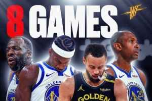 勇士媒体吐槽13天8场艰难赛程！7场客场 还有两次背靠背比赛！